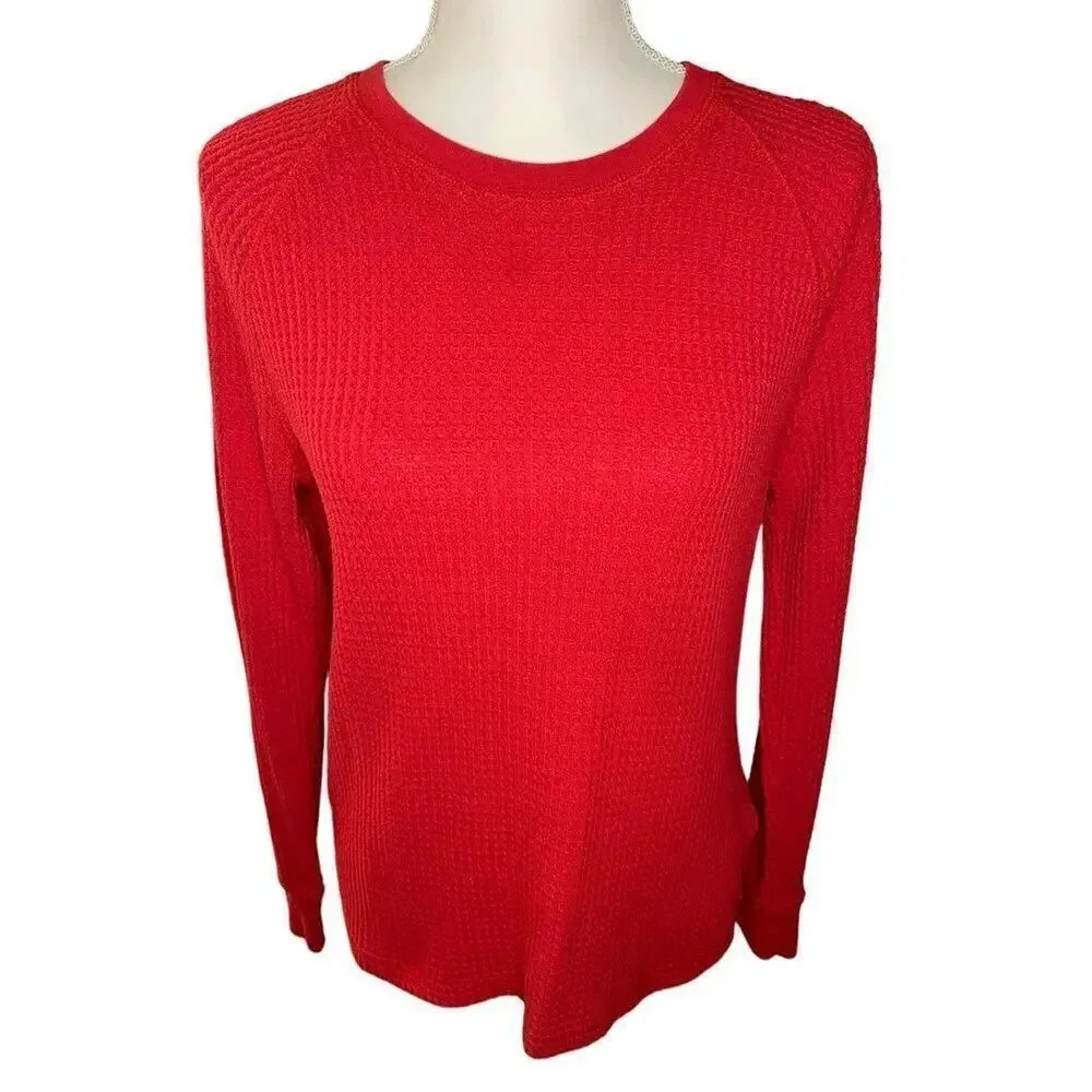 Old Navy Women’s Small Soft-Washed Red Pullover